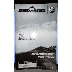 NEW Sea-Doo 2010 Advanced TEC PWC Trailer Factory User's Guidebook OEM #21900076